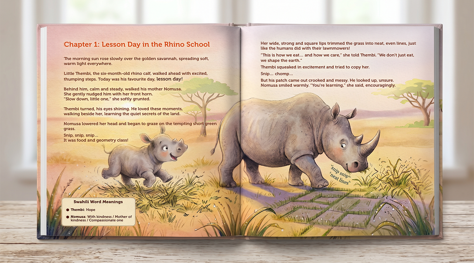 Rhino storybook