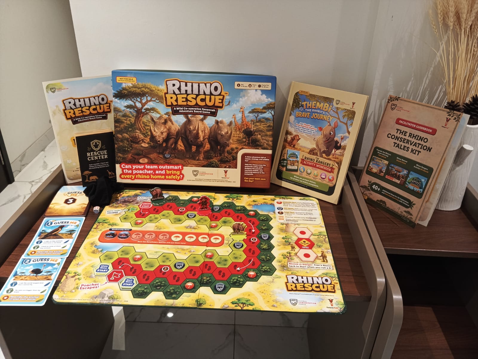The complete Rhino Conservation Tales Kit